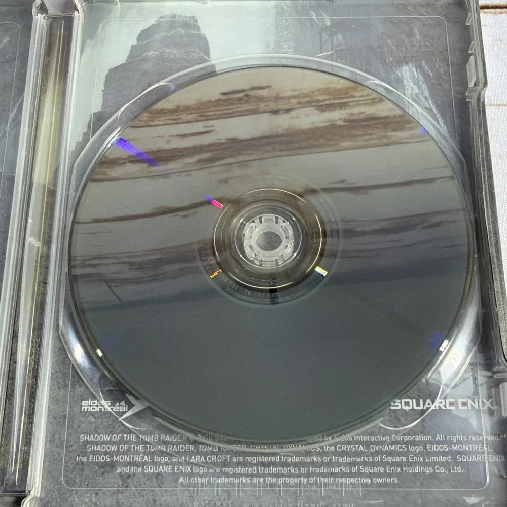 Shadow of the Tomb Raider Complete in Box CIB Xbox One Steelbook Edition Tested